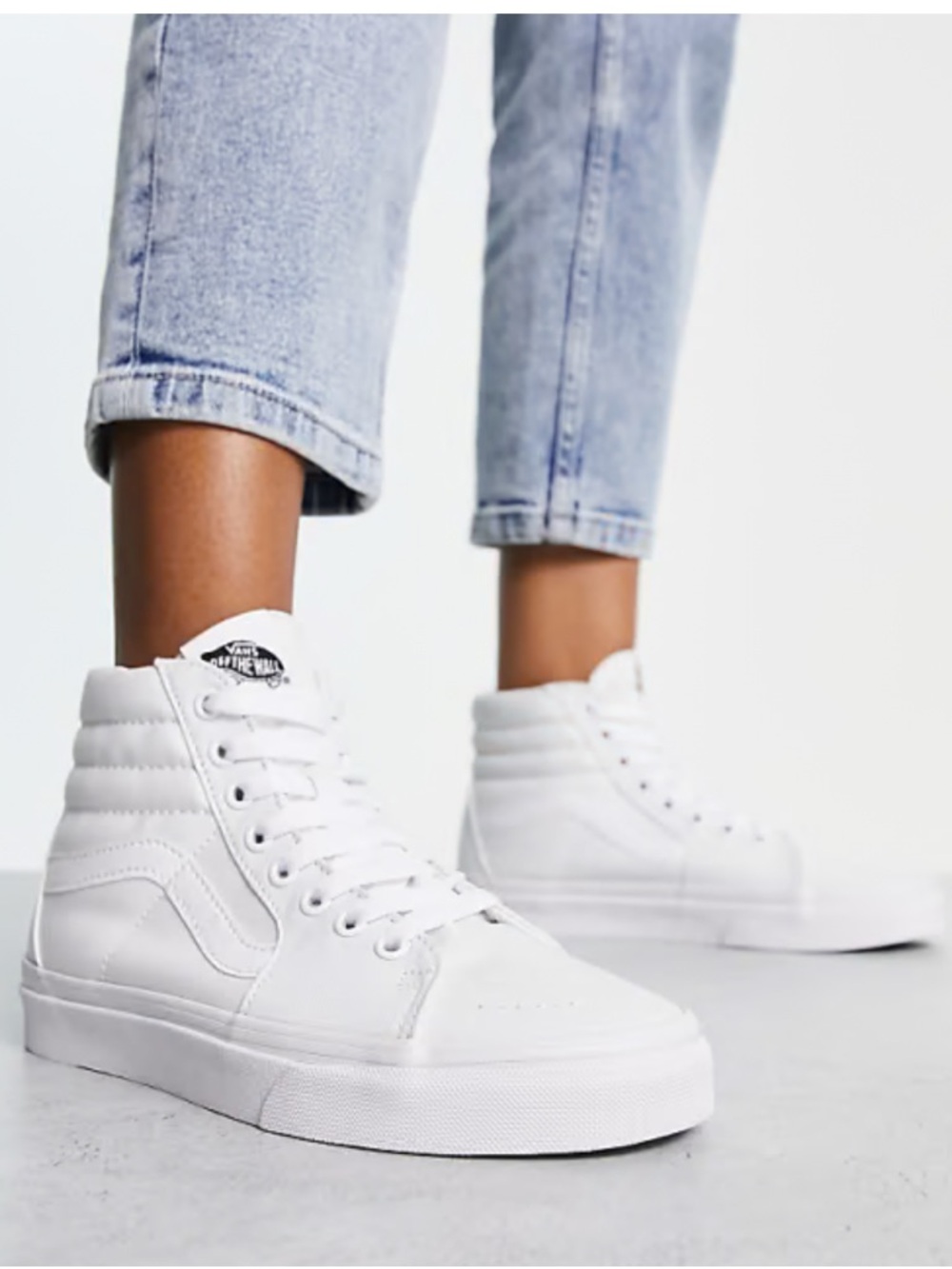 Vans White High-Top Skate Sneakers